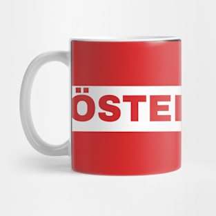 Österreich in Austrian Flag Mug